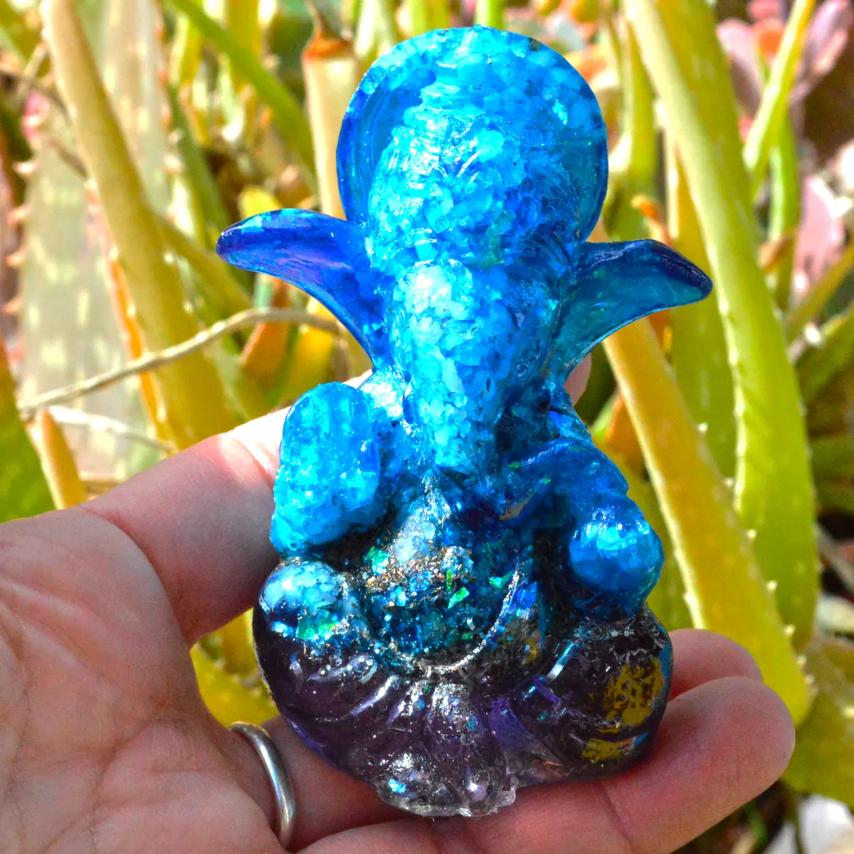 Ganesha en orgonita Ameba Glam