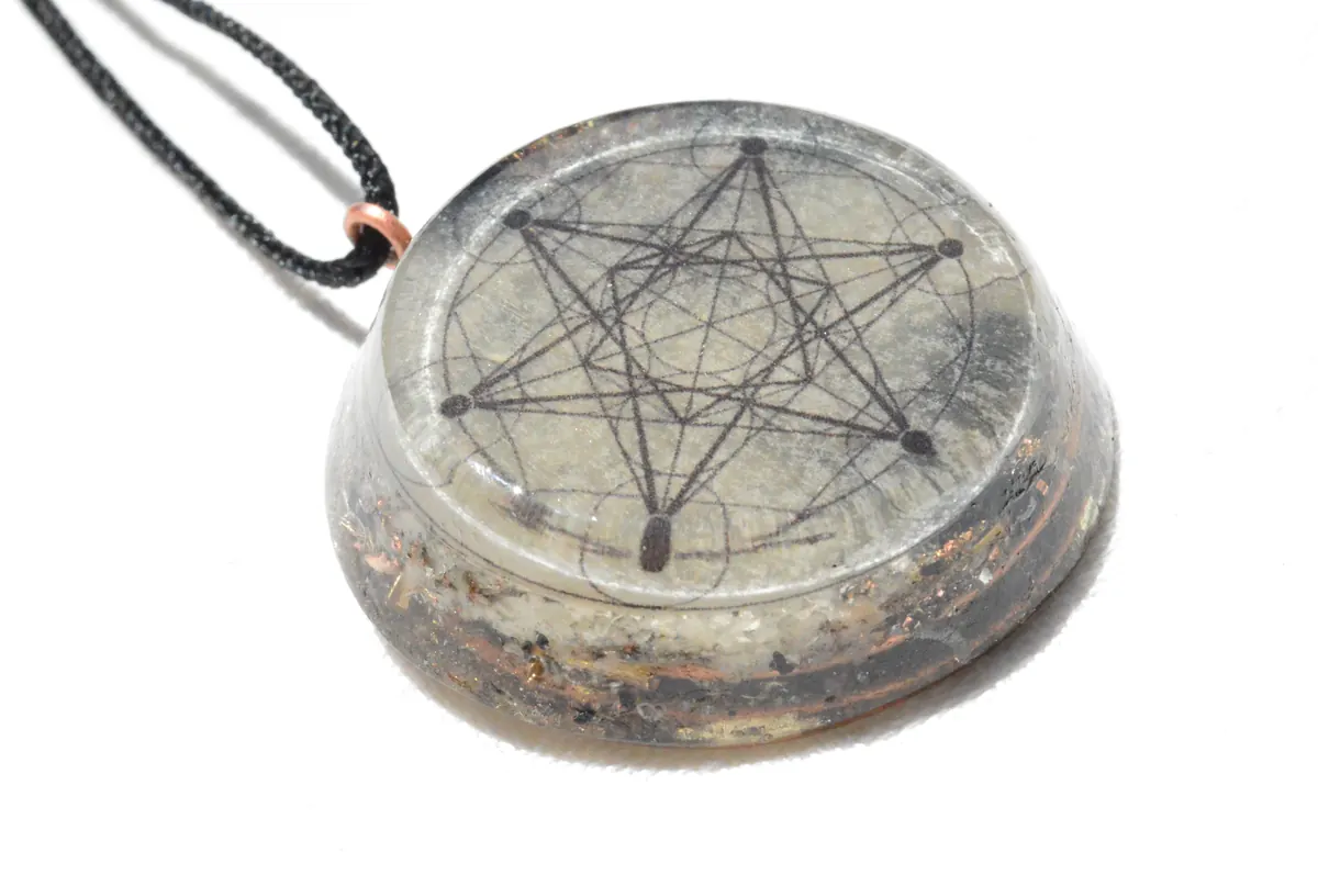Cubo de Metatrón en orgonita