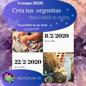 talleres de verano 2020 orgonitas amebaglam