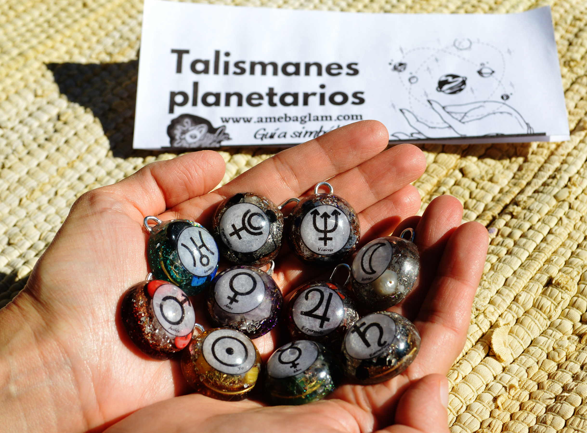 talismanes planetarios amebaglam