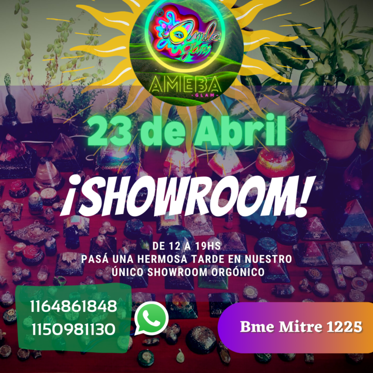 showroom de orgones 23 de abril de 2022